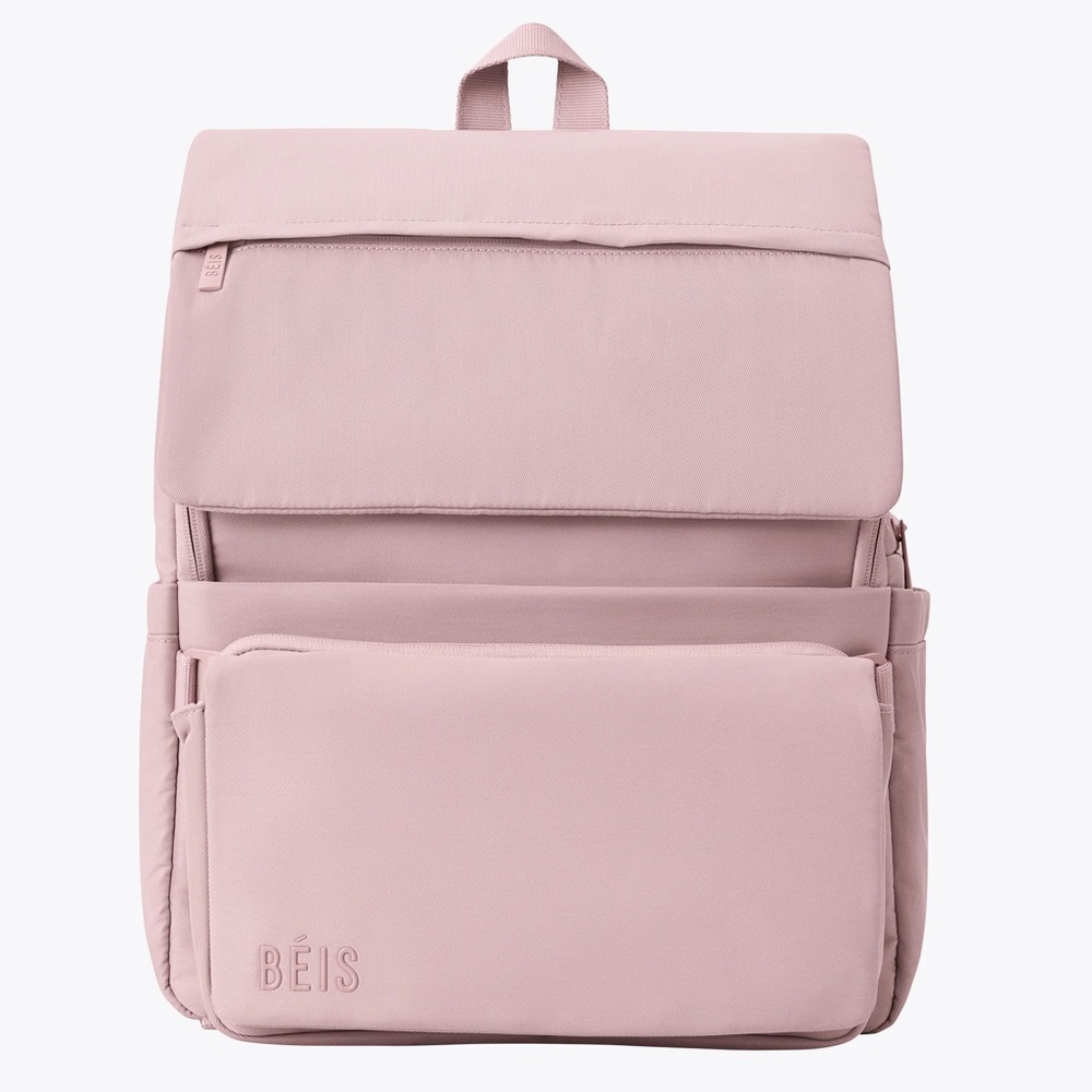 BÉIS The Ultimate Diaper Backpack in Atlas Pink